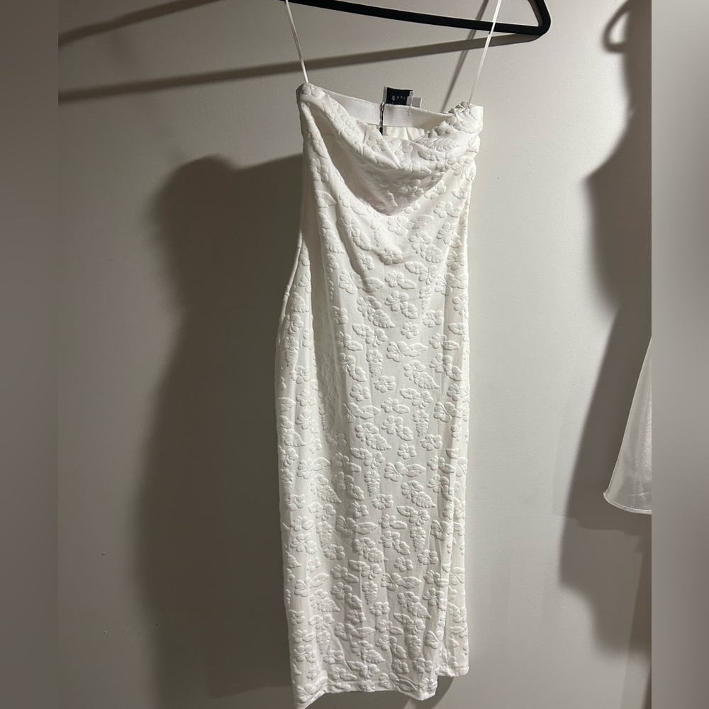 Hello Molly Strapless White Dress